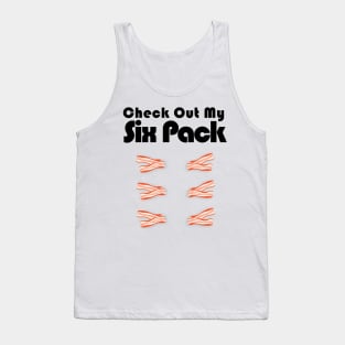 Check Out My Six Pack Bacon Barbeque Funny Gym Tank Top